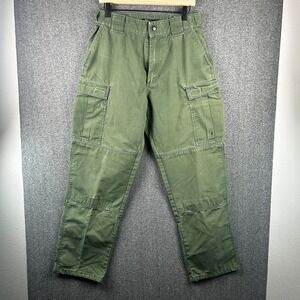 5.11 Tactical Mens Ripstop TDU Pant Size Medium Green #74003 Relax Fit